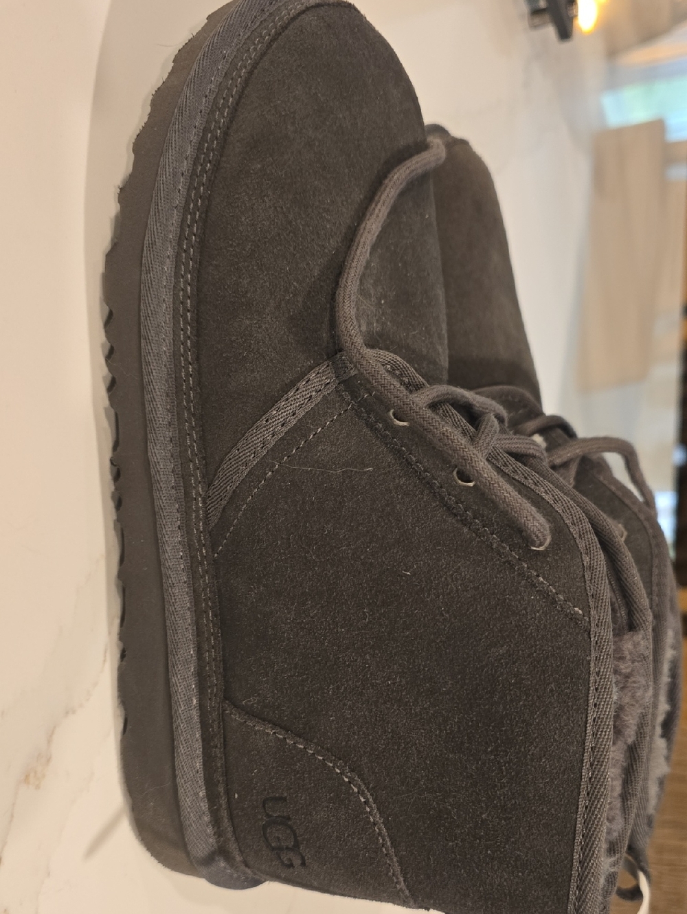 UGG Size 6 Dark Gray Suede Chukka Boots